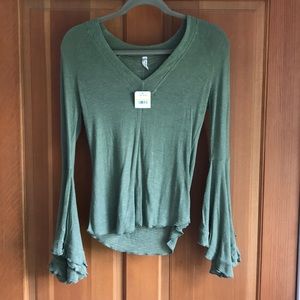Free people wide arm long sleeve
